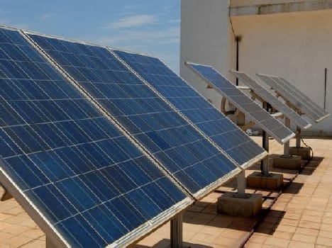 Solar panel will close with map